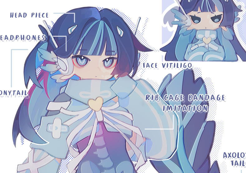 Cyberdoll axolotl